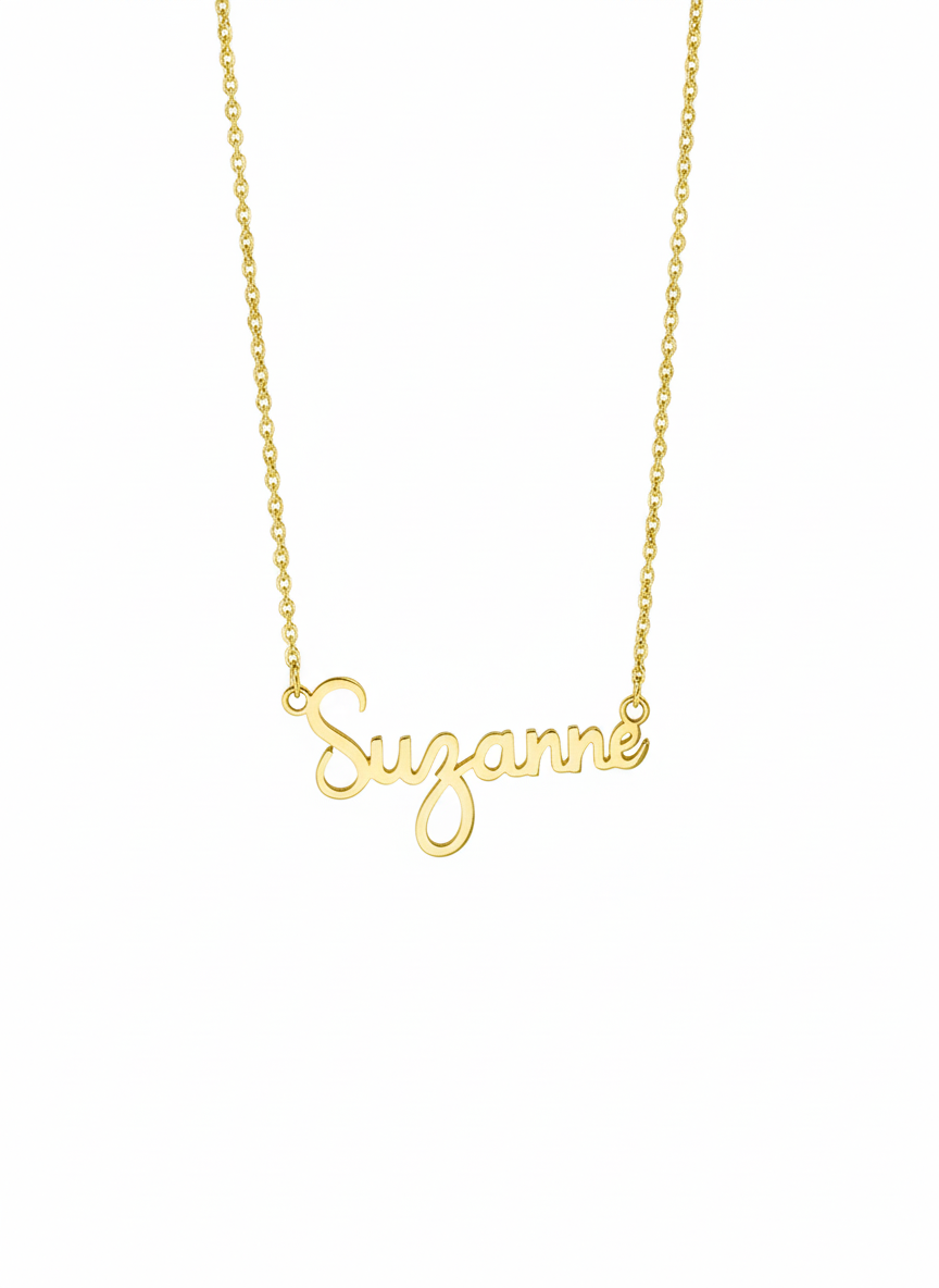 SACRED SCRIPT NAMEPLATE