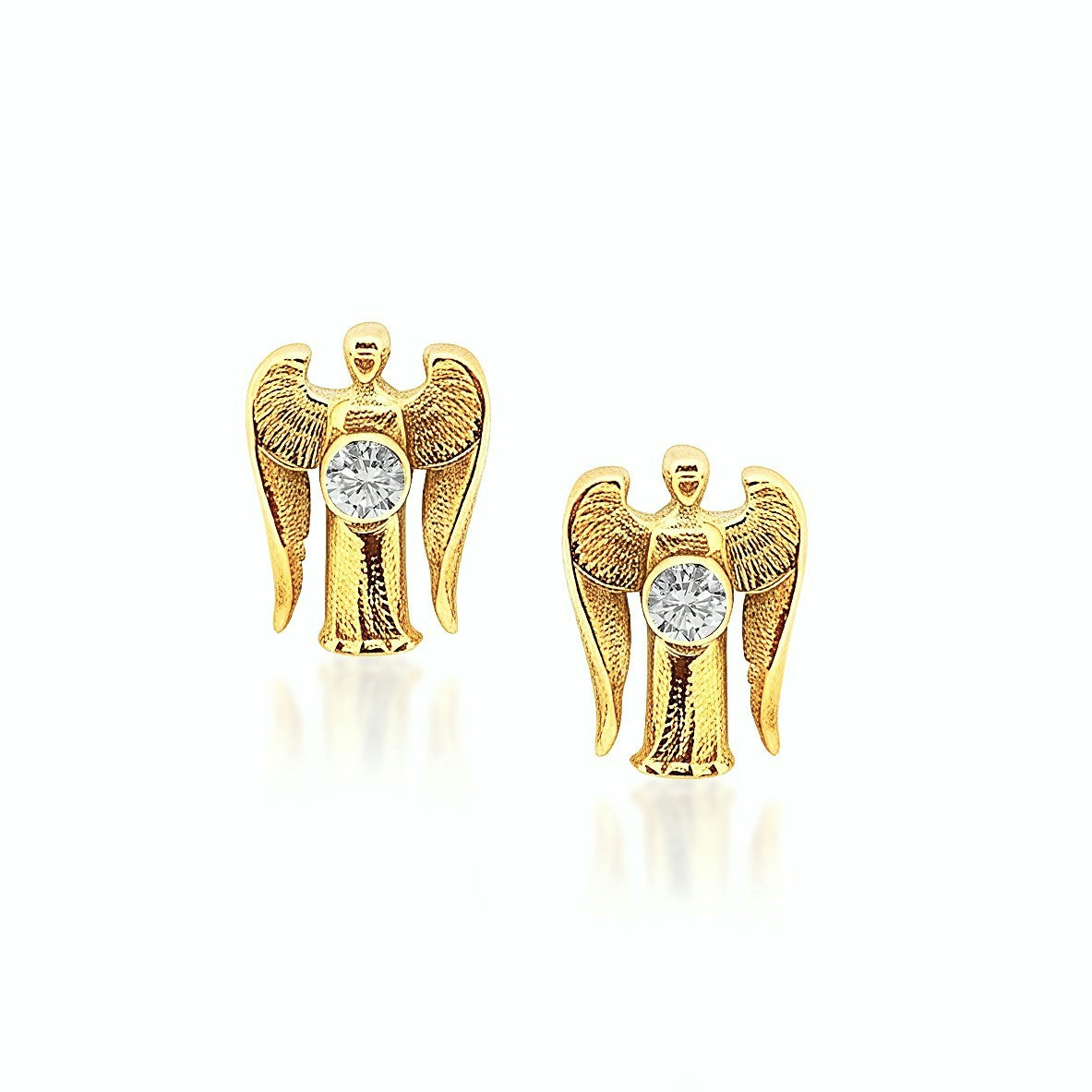 CELESTIAL GUIDE ANGEL STUD EARRINGS