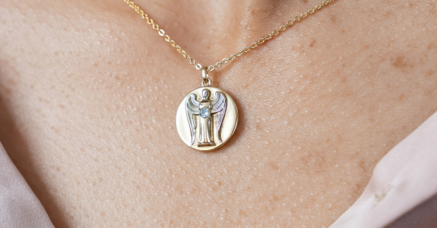 CELESTIAL GUIDE ANGEL PENDANT