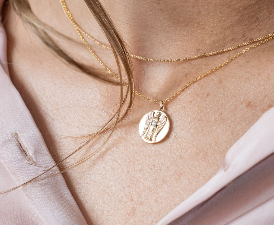 CELESTIAL GUIDE ANGEL PENDANT