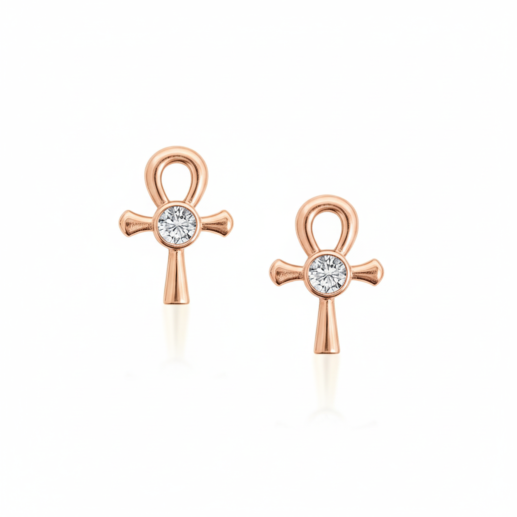 ANKH STUD EARRINGS