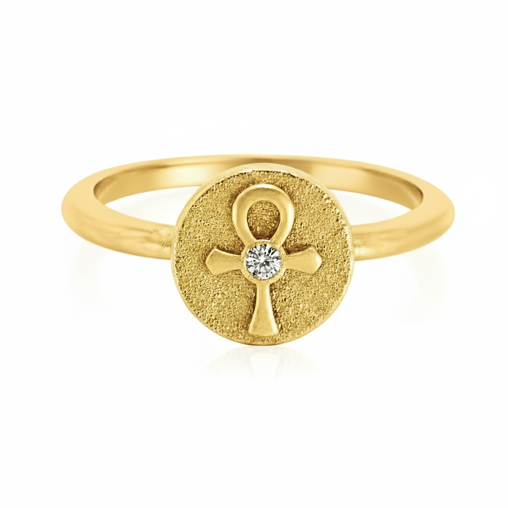 THE SACRED BREATH EGYPTIAN ANKH RING