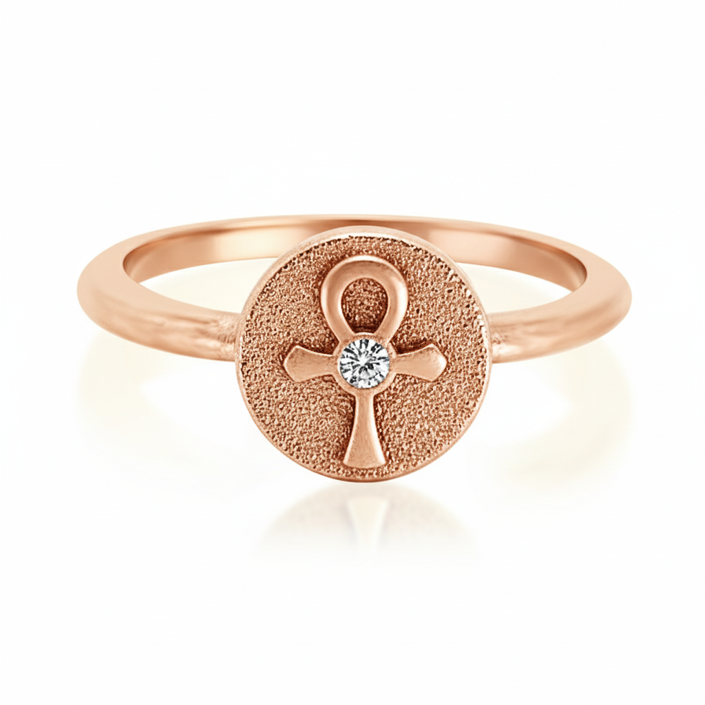 THE SACRED BREATH EGYPTIAN ANKH RING