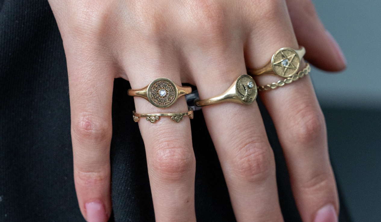 DIVINE BALANCE MANDALA RING