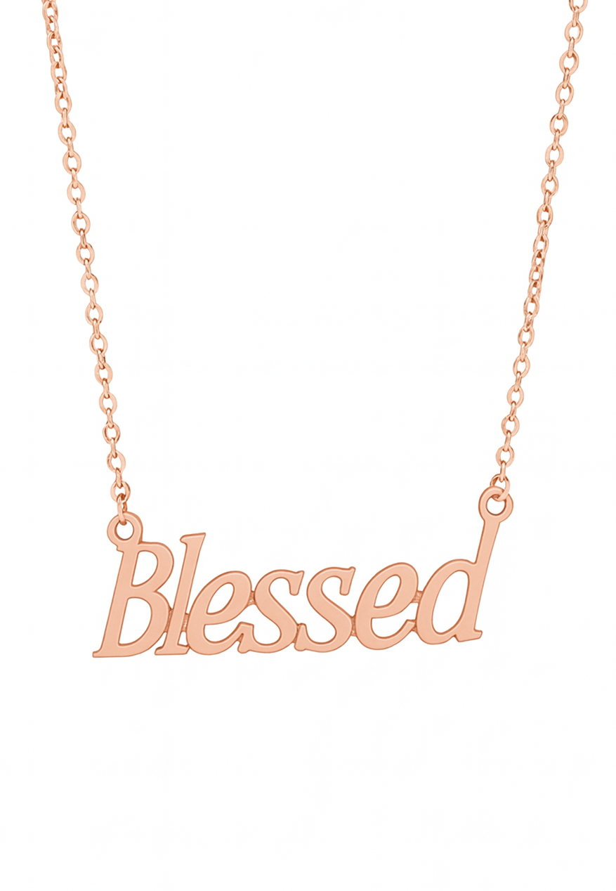 BLESSED SACRED WORD NECKLACE