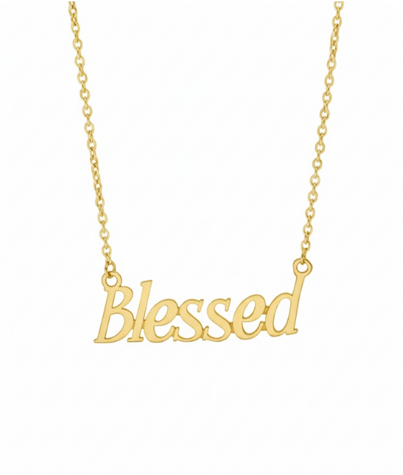 BLESSED SACRED WORD NECKLACE