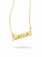 BLESSED SACRED WORD NECKLACE