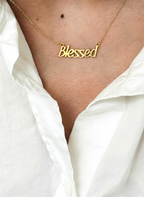 BLESSED SACRED WORD NECKLACE