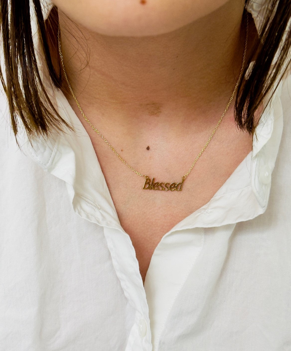 BLESSED SACRED WORD NECKLACE