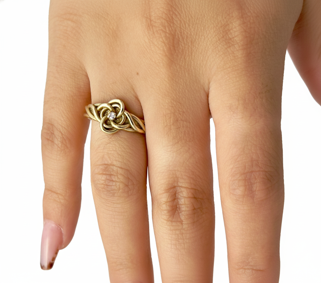 THE ETERNAL THREAD CELTIC KNOTS RING