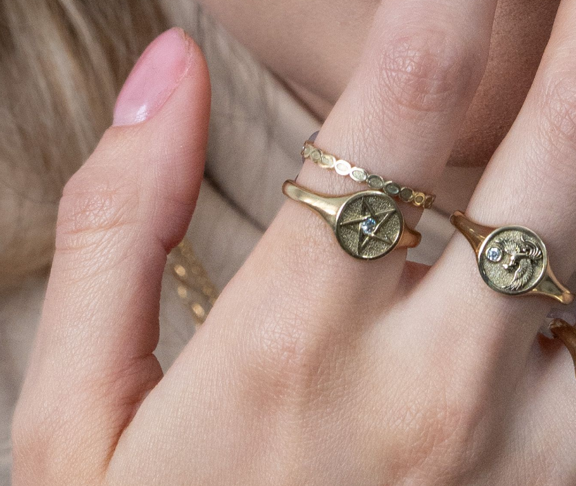 CIRCLE BAND STACKABLE RING