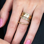 CIRCLE BAND STACKABLE RING