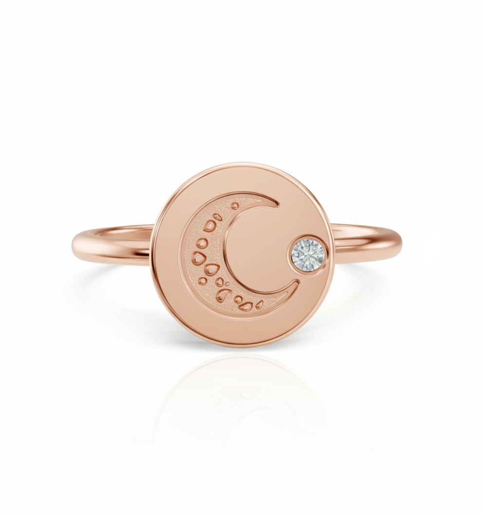 THE CRESCENT MOONLIGHT PROTECTION RING
