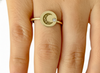 THE CRESCENT MOONLIGHT PROTECTION RING