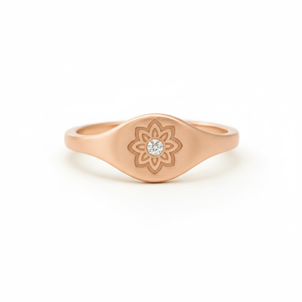 INNER LIGHT SMALL MANDALA RING