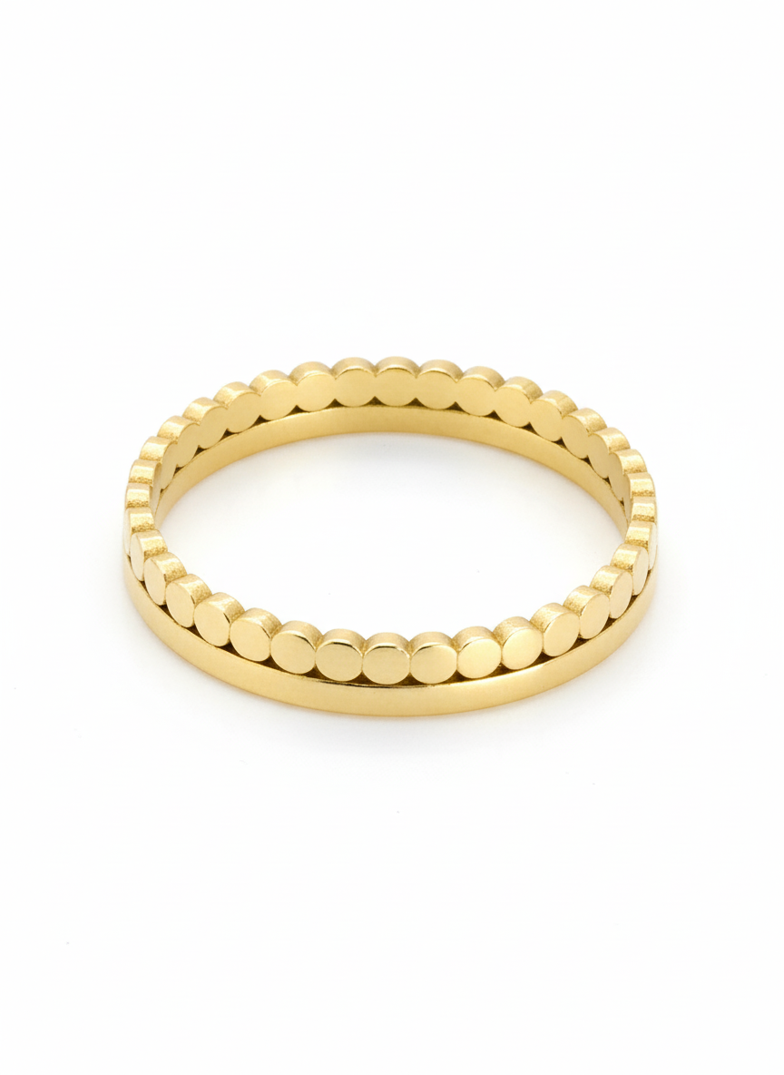 ETERNAL DOT STACKABLE RING