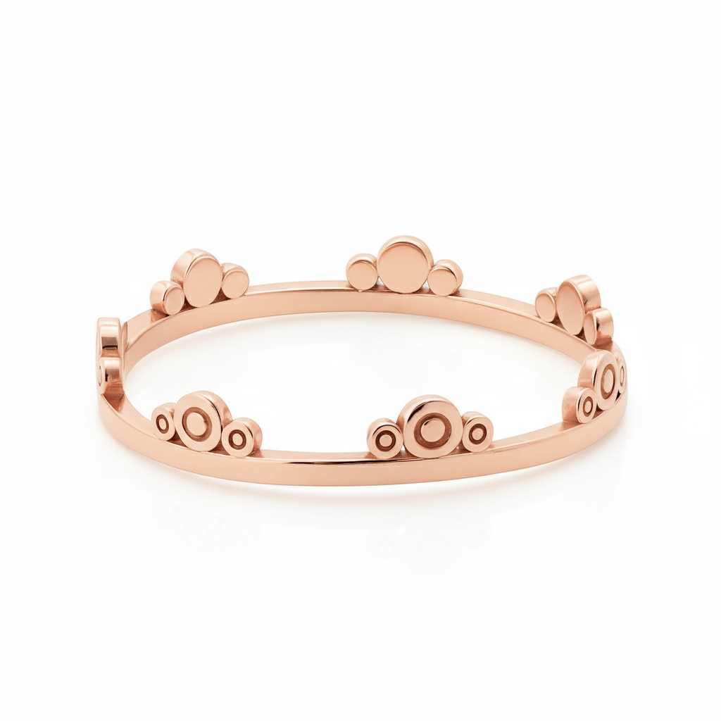 DOT CROWN STACKABLE RING