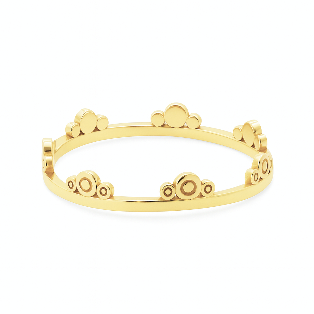 DOT CROWN STACKABLE RING