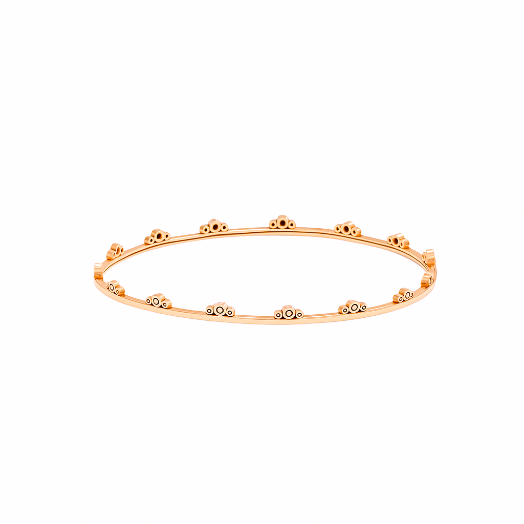 DOT CROWN BANGLE