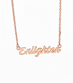 ENLIGHTEN SACRED WORD NECKLACE