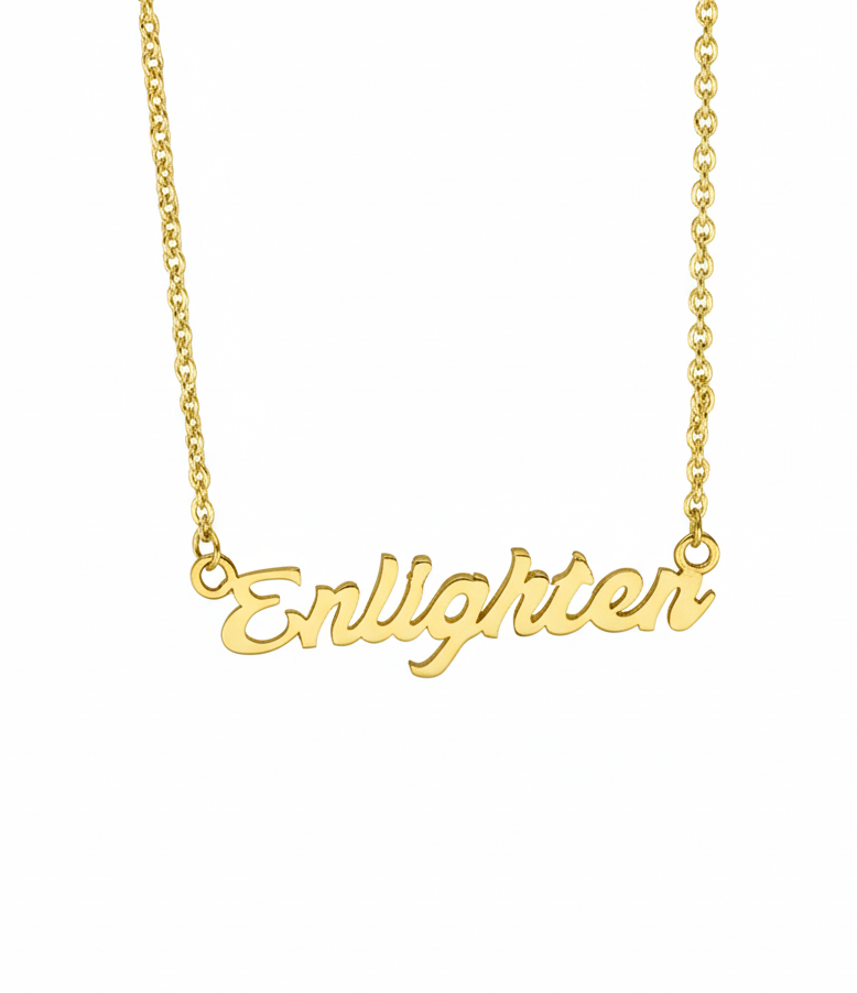 ENLIGHTEN SACRED WORD NECKLACE