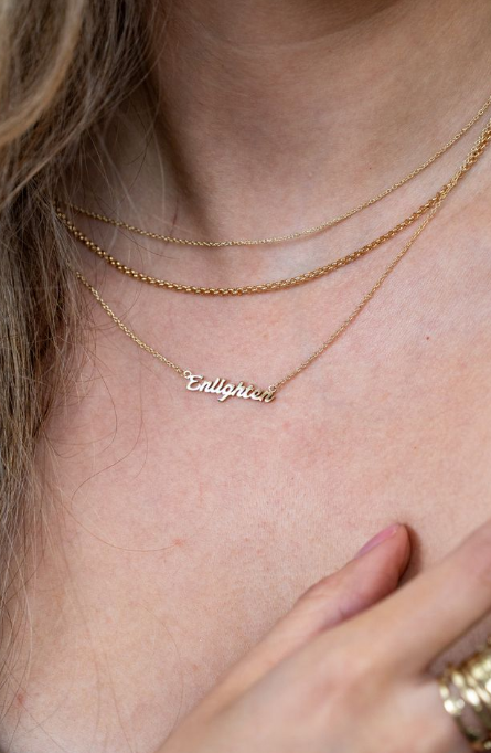 ENLIGHTEN SACRED WORD NECKLACE