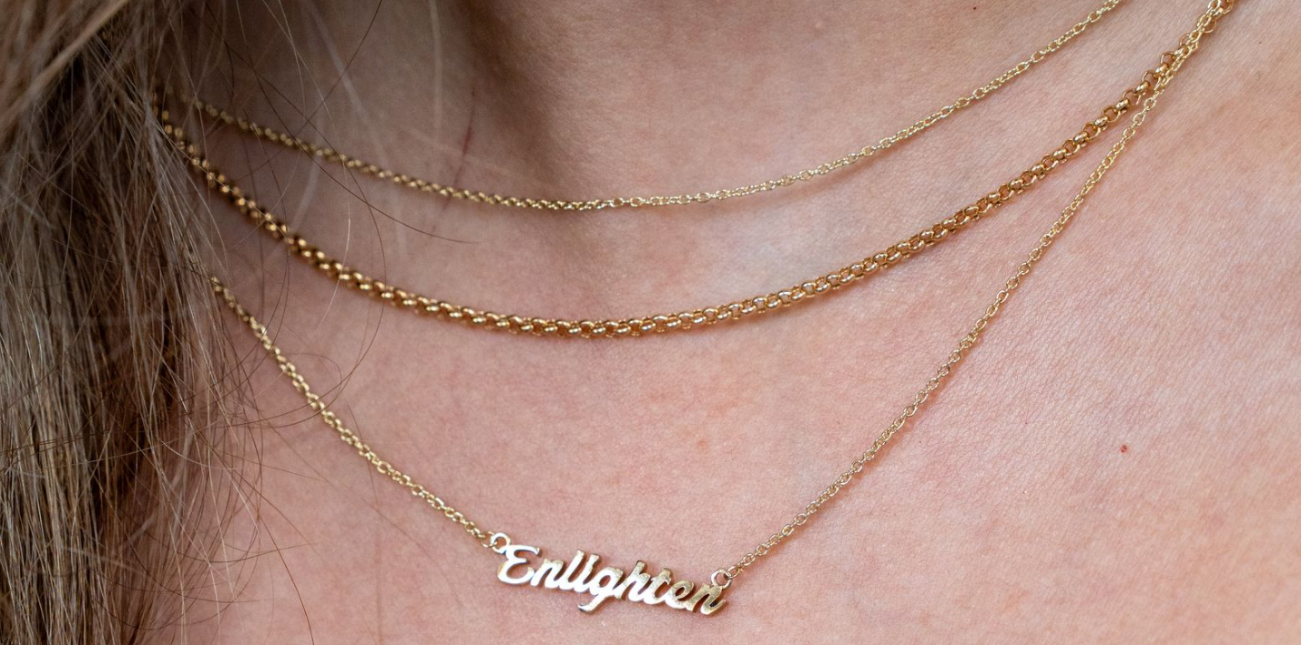 ENLIGHTEN SACRED WORD NECKLACE