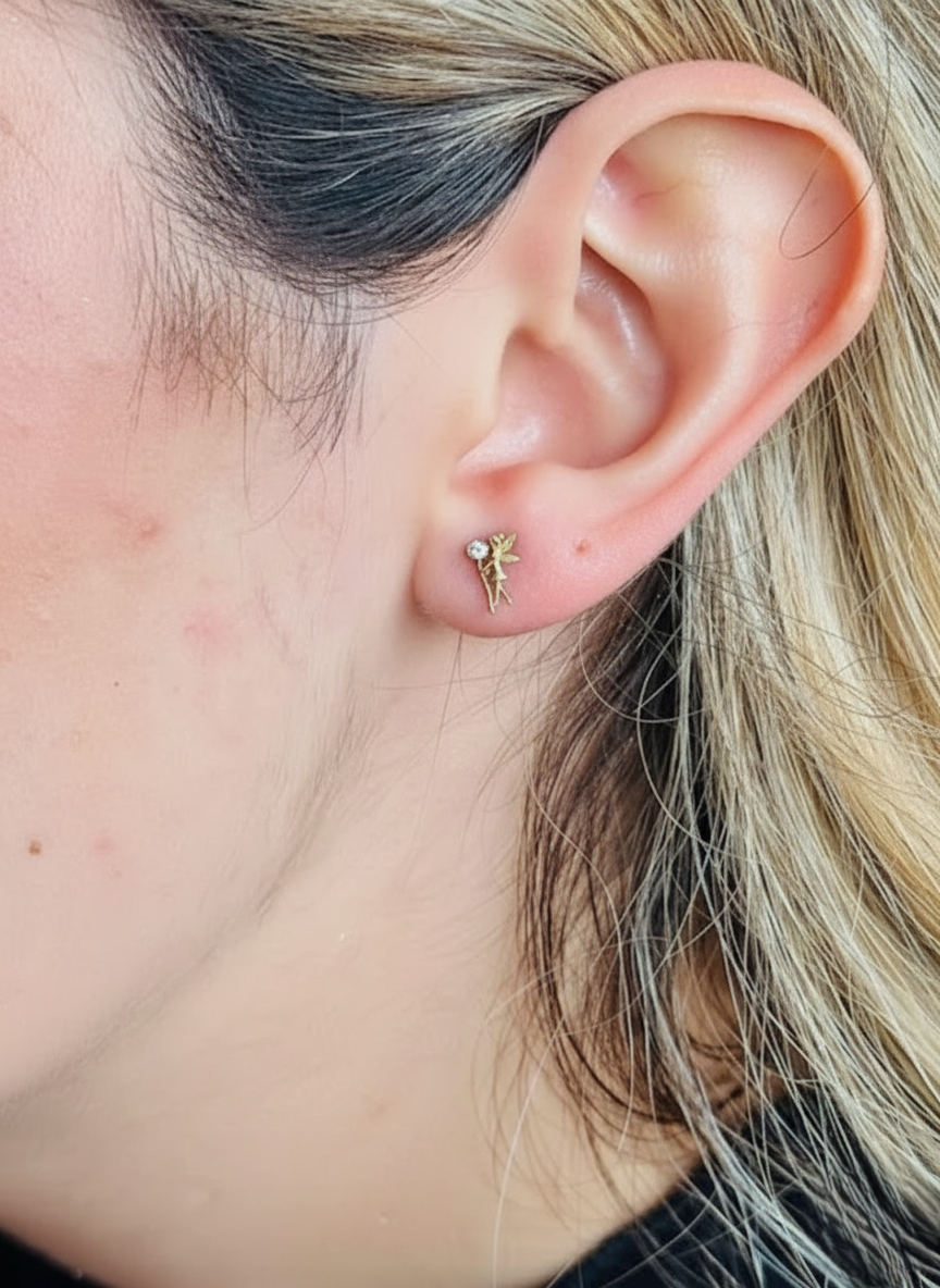 WHISPERING GUIDE FAIRY STUD EARRINGS