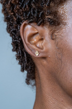 DIVINE PROTECTION HAMSA HAND STUD EARRINGS