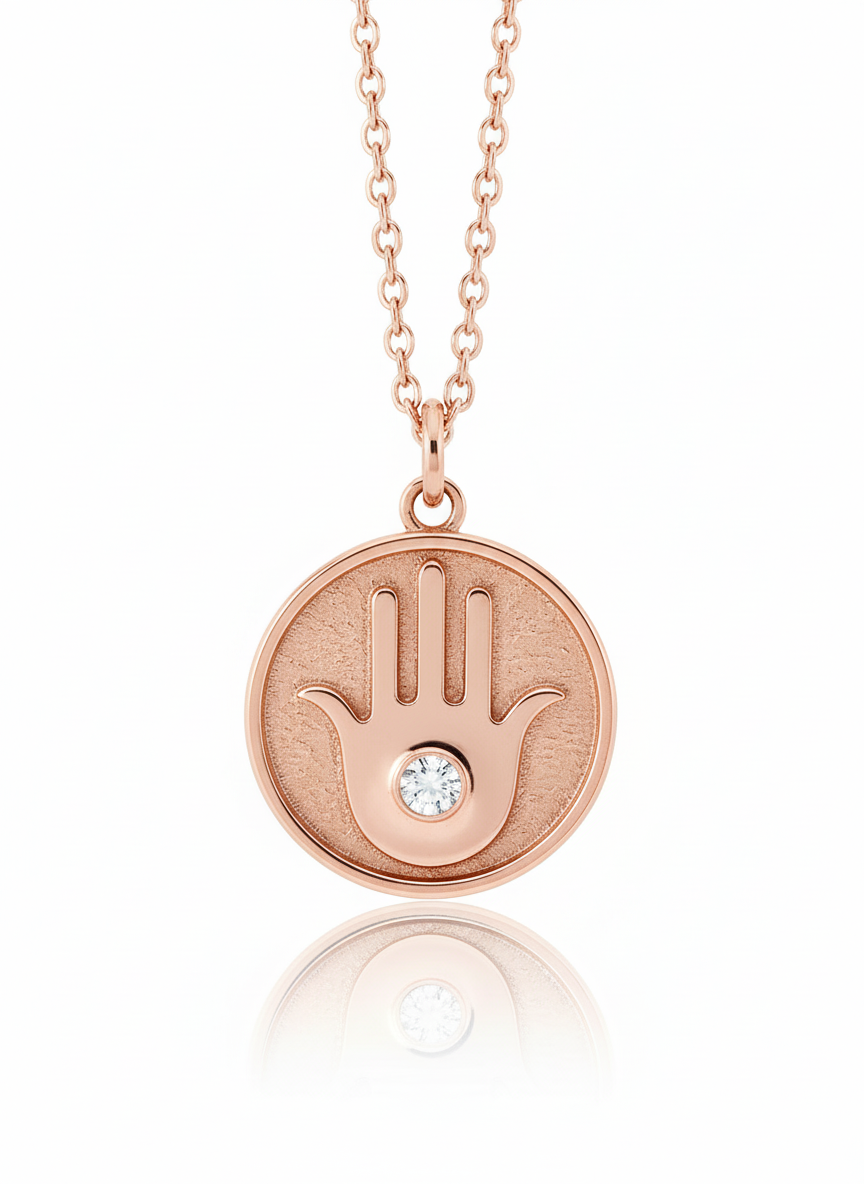DIVINE PROTECTION HAMSA HAND PENDANT