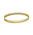 DEVOTION HEART CROWN BANGLE