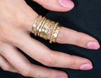 HEART CROWN STACKABLE RING