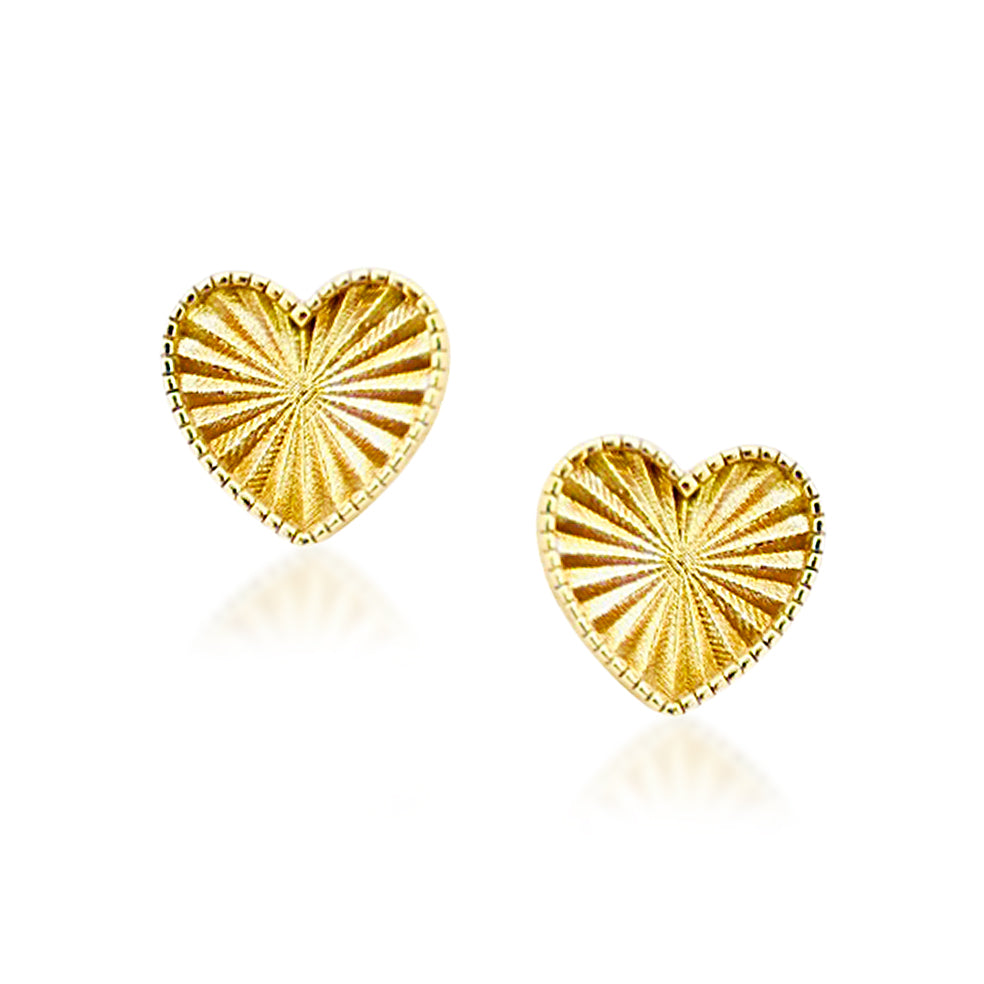 HEARTS OF LIGHT STUD EARRINGS