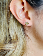 HEARTS OF LIGHT STUD EARRINGS