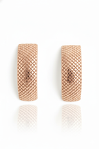 GOLDEN WEAVE STATEMENT STUDS