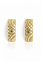 GOLDEN WEAVE STATEMENT STUDS