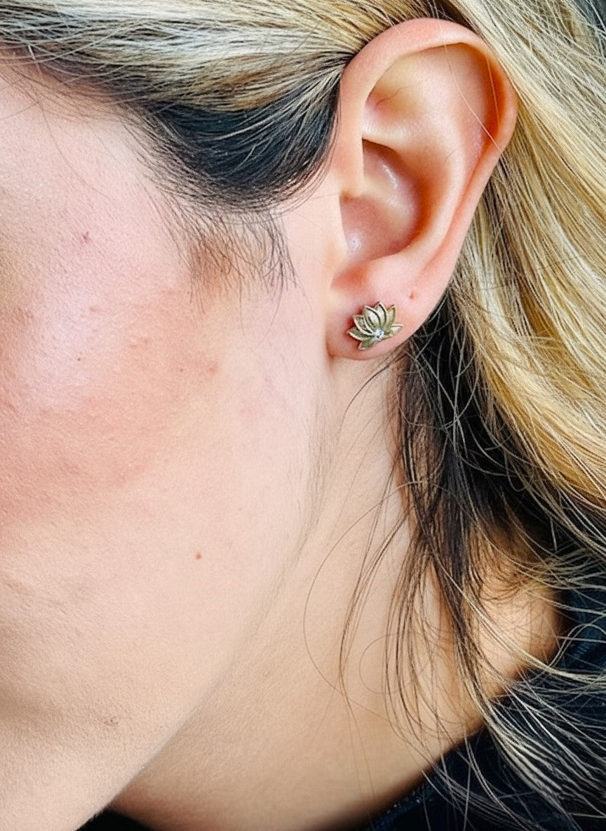 LOTUS BLOOM RENEWAL STUD EARRINGS