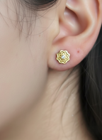INNER LIGHT MANDALA STUD EARRINGS