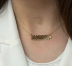 STATEMENT BLOCK DIAMOND NAMEPLATE