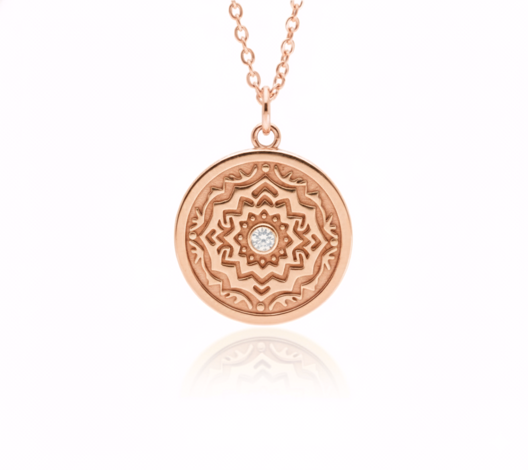 DIVINE BALANCE MANDALA PENDANT