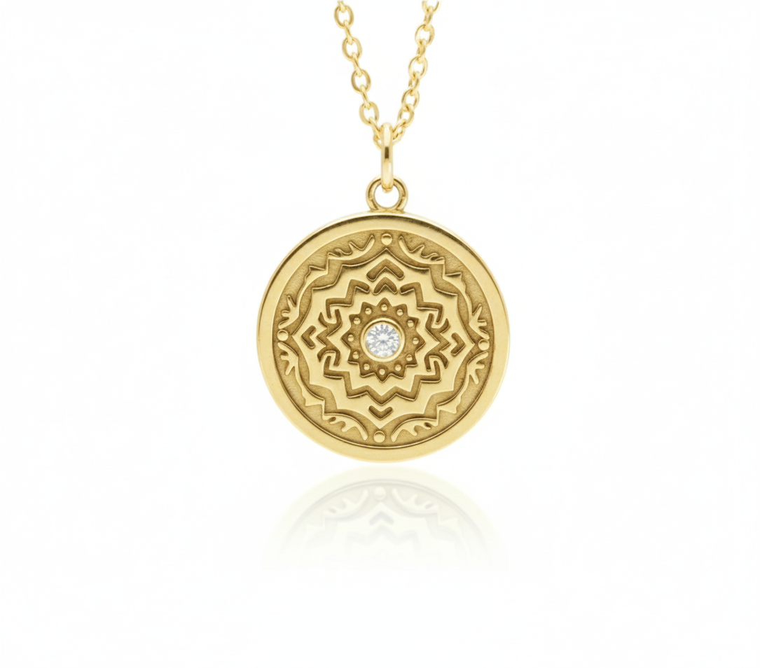 DIVINE BALANCE MANDALA PENDANT