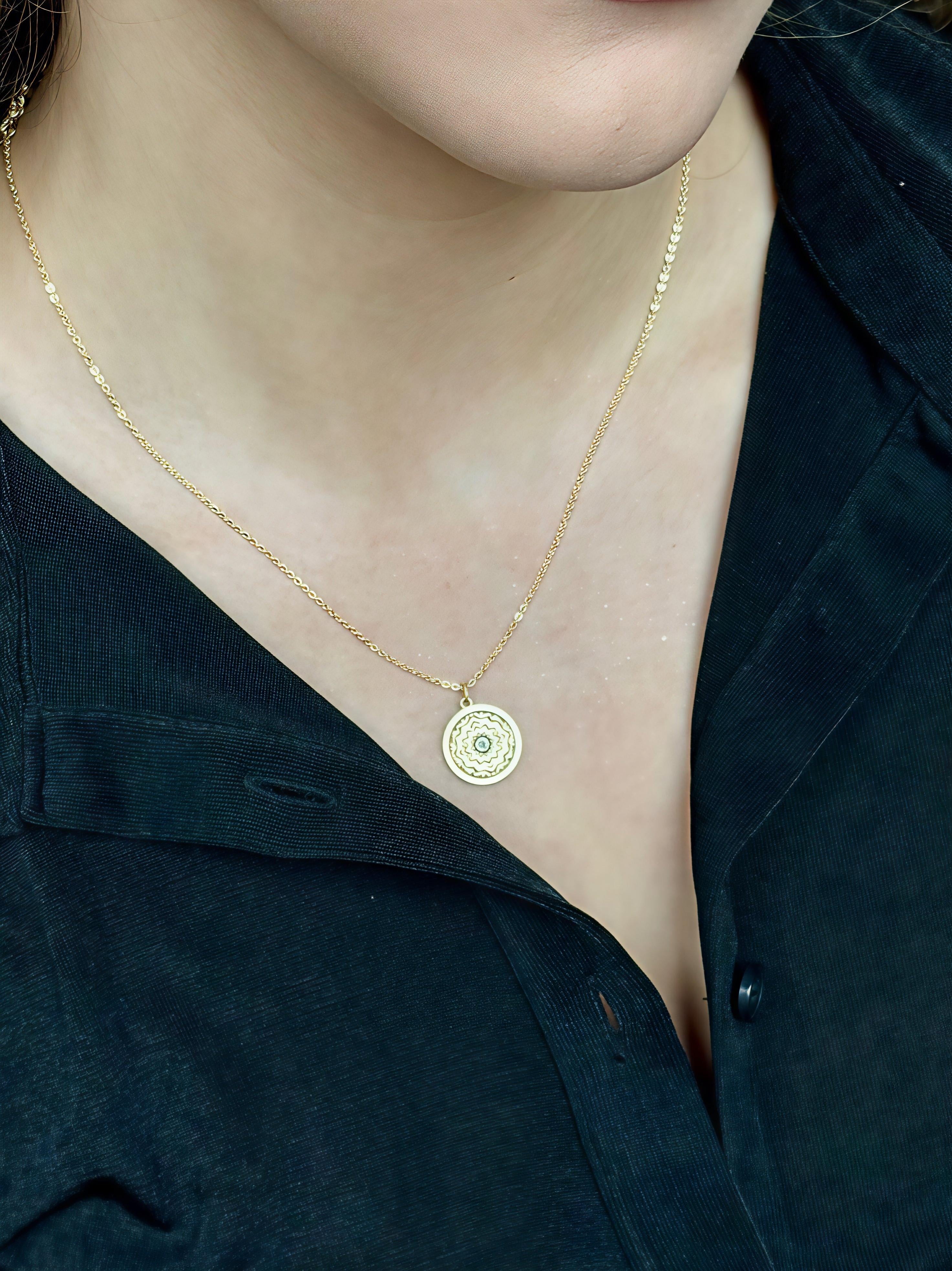 DIVINE BALANCE MANDALA PENDANT