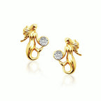 HIDDEN DEPTHS MERMAID STUD EARRINGS