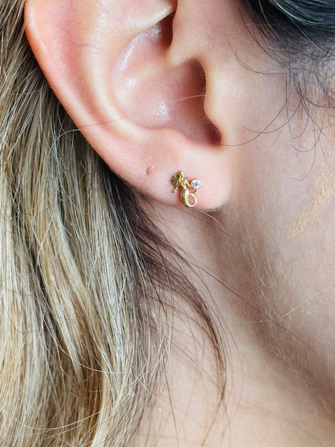 HIDDEN DEPTHS MERMAID STUD EARRINGS