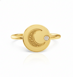 THE CRESCENT MOONLIGHT PROTECTION RING