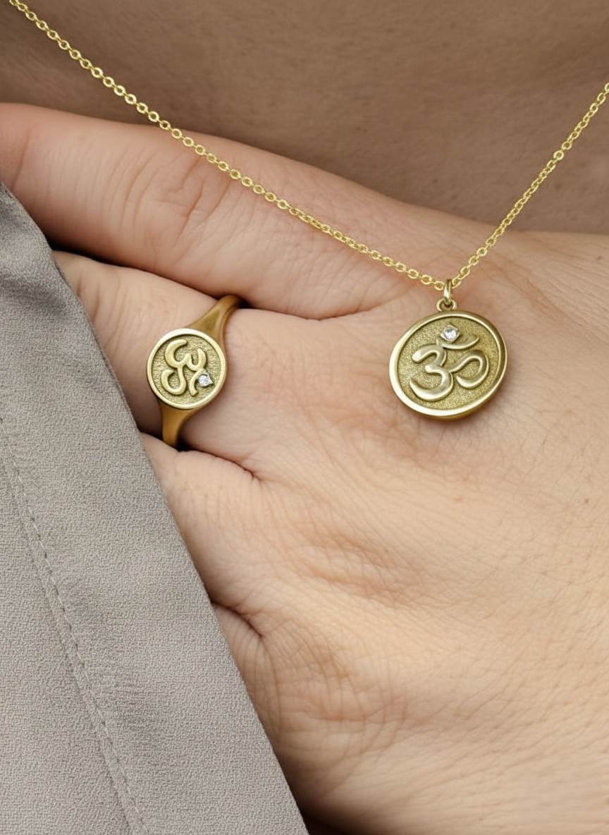 INNER PEACE OM SYMBOL RING