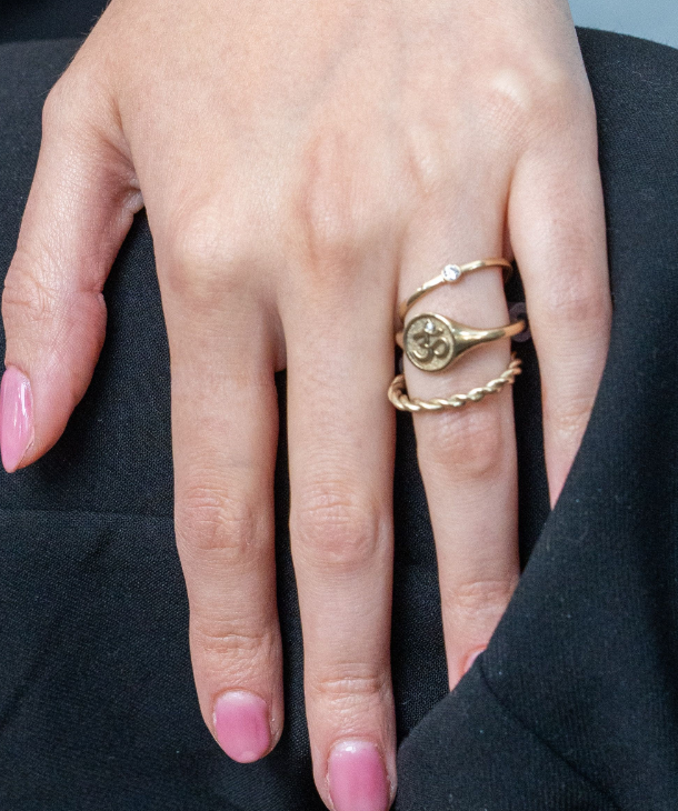 INNER PEACE OM SYMBOL RING