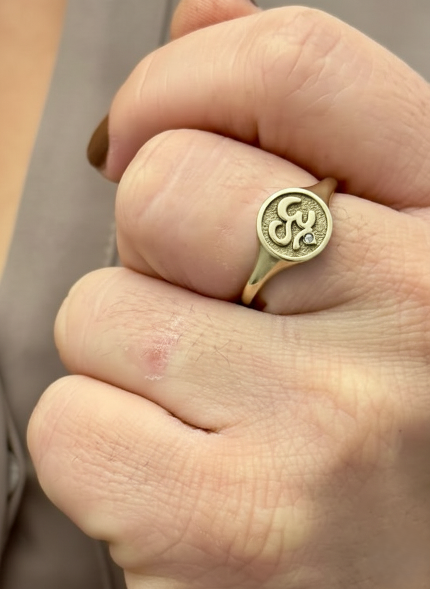 INNER PEACE OM SYMBOL RING