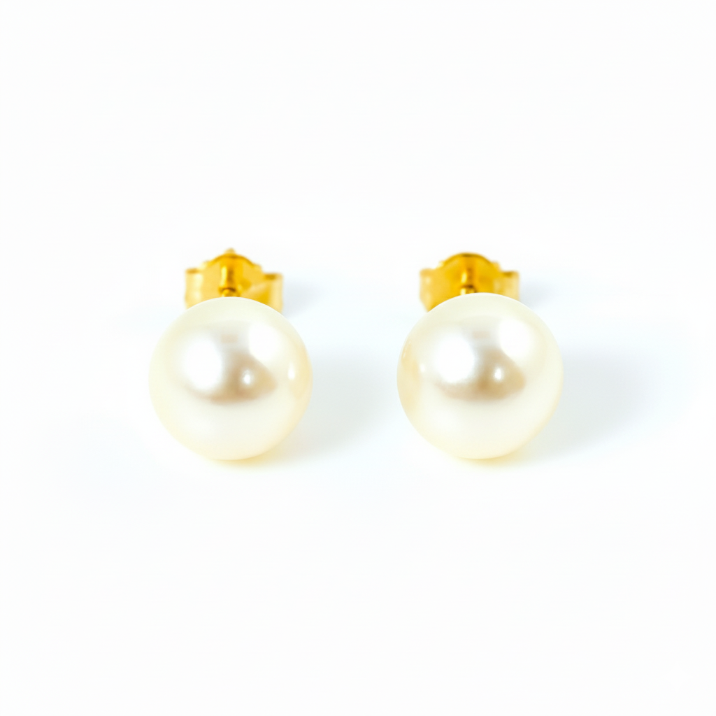 PEARL STUD EARRINGS