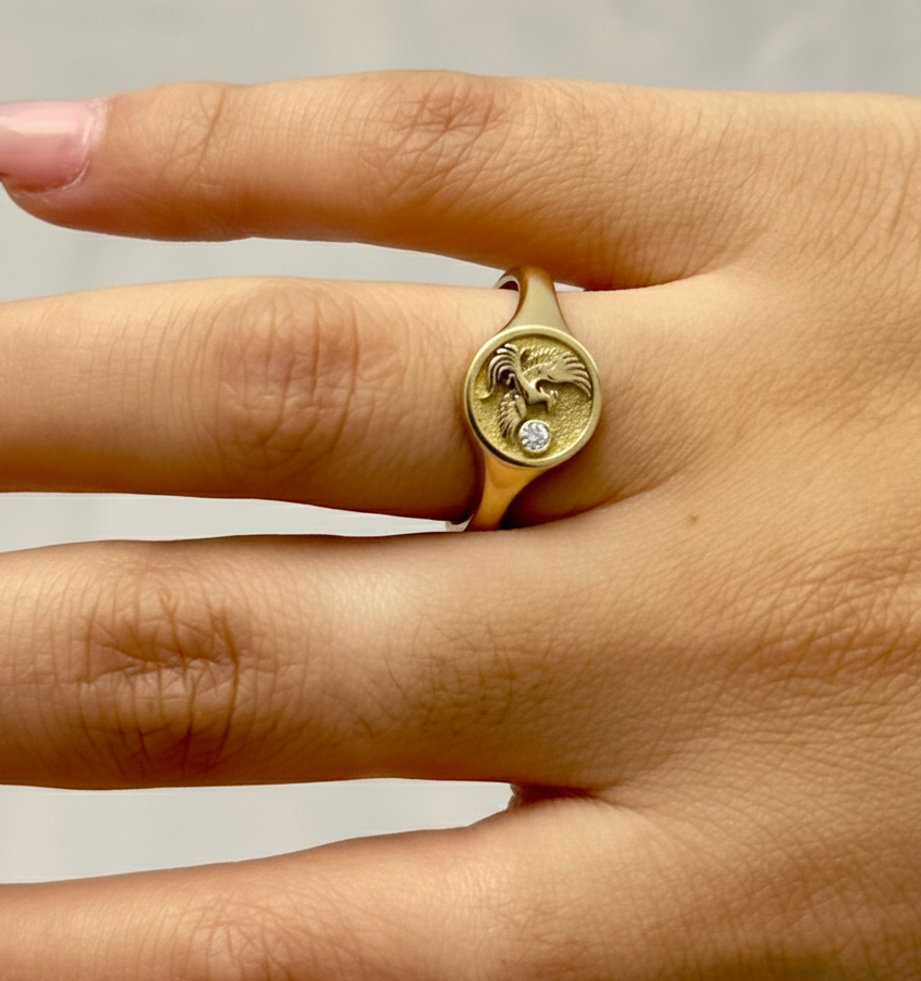 ETERNAL FLAME PHOENIX RING